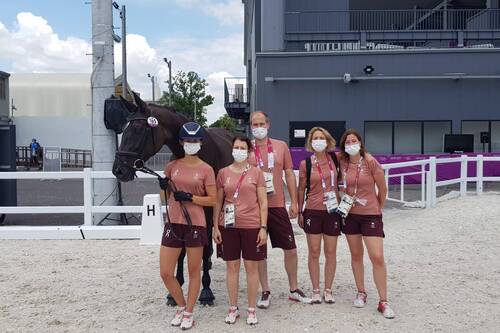 OS Tokyo: Estelle Wettstein und West Side Story - 3 / VetCheck 23.7. (Bild: Team Wettstein)