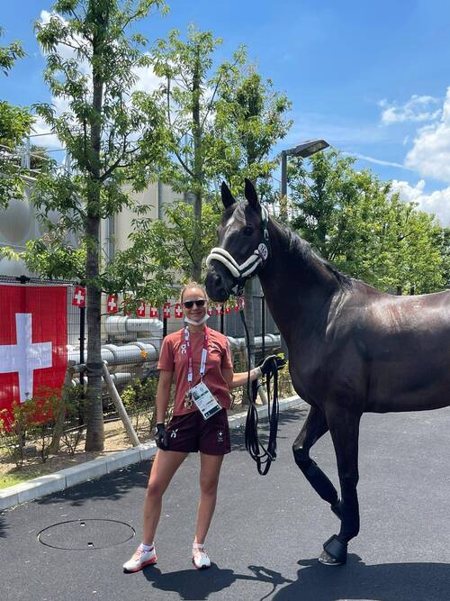 Ankunft von West Side Story OLD im Equestrian Park Baji Koen in Tokio (Bild: Team Wettstein)