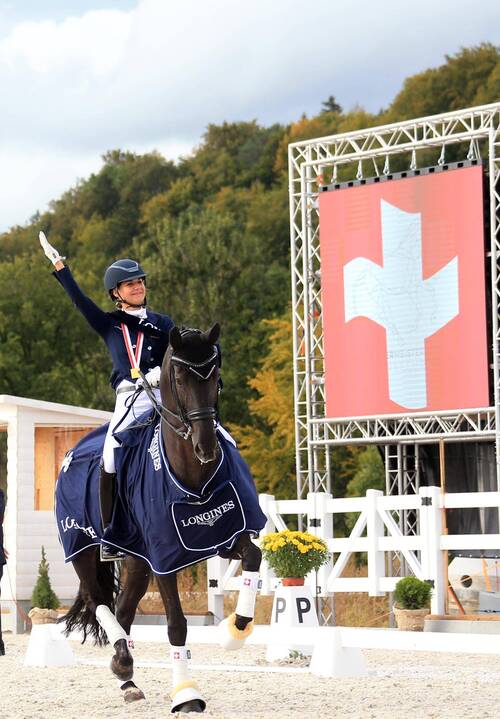 Estelle Wettstein ist Schweizer Meisterin Dressur 2020 Elite und U25!